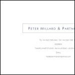 Screen shot of the Peter Millard & Partners Ltd website.