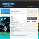 Screen shot of the Alan Wilson Ltd website.