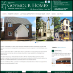 Screen shot of the Goymour Commercial Properties Ltd website.