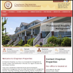 Screen shot of the Chapman Property Management Ltd website.