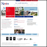 Screen shot of the Neves Ltd website.