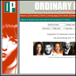 Screen shot of the Ordinary People Ltd website.
