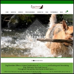 Screen shot of the Dog Ramblers website.