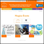 Screen shot of the Barnsley Hospice Appeal website.