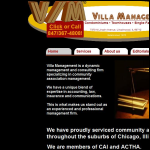 Screen shot of the Hampton Villa Management Company Ltd website.