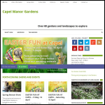 Screen shot of the Capel Manor Management Company Ltd website.