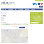 Screen shot of the The First Solicitors Company Ltd website.