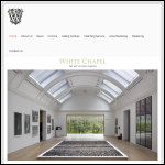 Screen shot of the Whitechapel Art Plaster Company Ltd website.