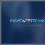 Screen shot of the Iosys Ltd website.
