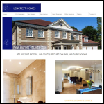 Screen shot of the Lencrest Homes Ltd website.