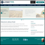 Screen shot of the Lothbury Services Ltd website.