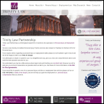 Screen shot of the Trinity Law Ltd website.