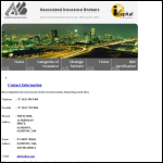 Screen shot of the Aib Insurance Agencies Ltd website.