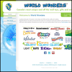 Screen shot of the Worldwonder Ltd website.