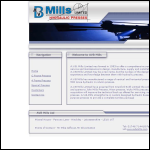 Screen shot of the A.V.B. Mills Ltd website.