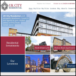 Screen shot of the U.K. Residential Investments Ltd website.