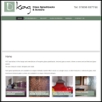 Screen shot of the KAG-Kiln-formed Architectural Glass website.