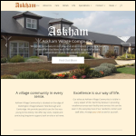 Screen shot of the Askham Village Community Ltd website.