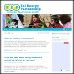Screen shot of the Fal Energy (UK) Ltd website.