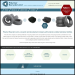 Screen shot of the Polymer Research & Development Ltd website.