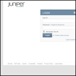 Screen shot of the Juniper Ltd website.