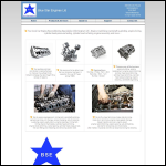 Screen shot of the Blue Star Engines Ltd website.