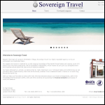 Screen shot of the Sovereign Travel & Leisure Ltd website.