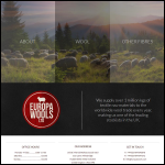 Screen shot of the Europa Wools Ltd website.