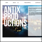 Screen shot of the Absolutely Productions Ltd website.