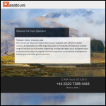 Screen shot of the Asatours Ltd website.
