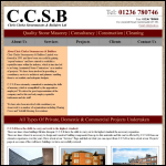 Screen shot of the Ccsb Ltd website.