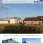Screen shot of the The Grange Business Park Management Company Ltd website.