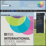Screen shot of the Abbeyfield International website.