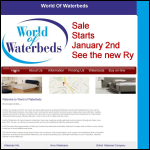 Screen shot of the British Waterbed Company Ltd website.