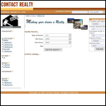 Screen shot of the Contactreal Ltd website.