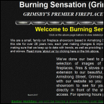 Screen shot of the Burning Sensation (Grimsby) Ltd website.