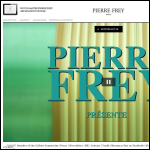 Screen shot of the Pierre Frey (UK) Ltd website.