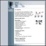 Screen shot of the B.V. Computer Maintenance Ltd website.