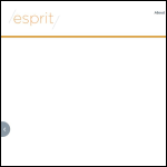 Screen shot of the Esprit Ltd website.