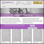 Screen shot of the Life Matters Wealth Management Ltd website.
