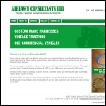 Screen shot of the Airfawn Consultants Ltd website.
