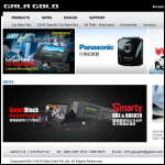 Screen shot of the Galagold Ltd website.