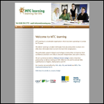 Screen shot of the Mtc Learning website.