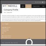 Screen shot of the Stonehill Properties Ltd website.