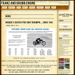 Screen shot of the Southern Carburetters Ltd website.