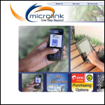Screen shot of the Microlink Technology Ltd website.
