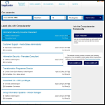 Screen shot of the Computacenter Software Ltd website.