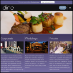 Screen shot of the Dine Bar Ltd website.