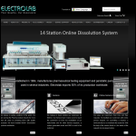 Screen shot of the Electrolab Ltd website.