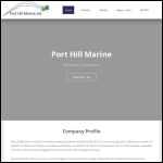 Screen shot of the Marine Hill Management Ltd website.